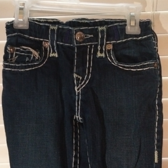 GIRLS TRUE RELIGION JEANS SIZE 10 - Picture 4 of 4